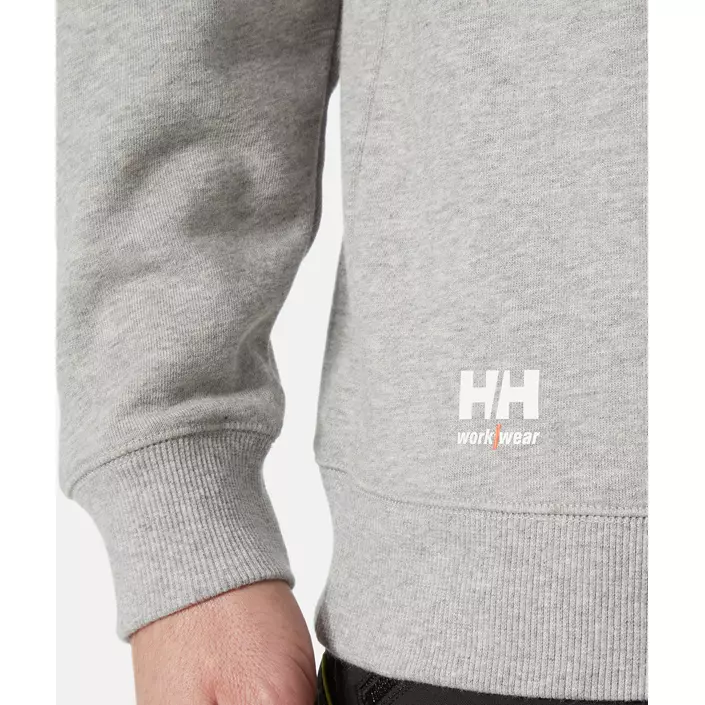 Helly Hansen Classic half zip sweatshirt, Grey melange , large image number 5