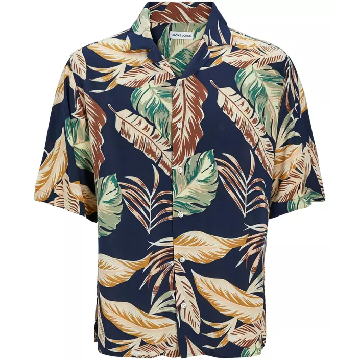 Jack & Jones JJEJEFF kortermet skjorte, Navy Blazer, large image number 0