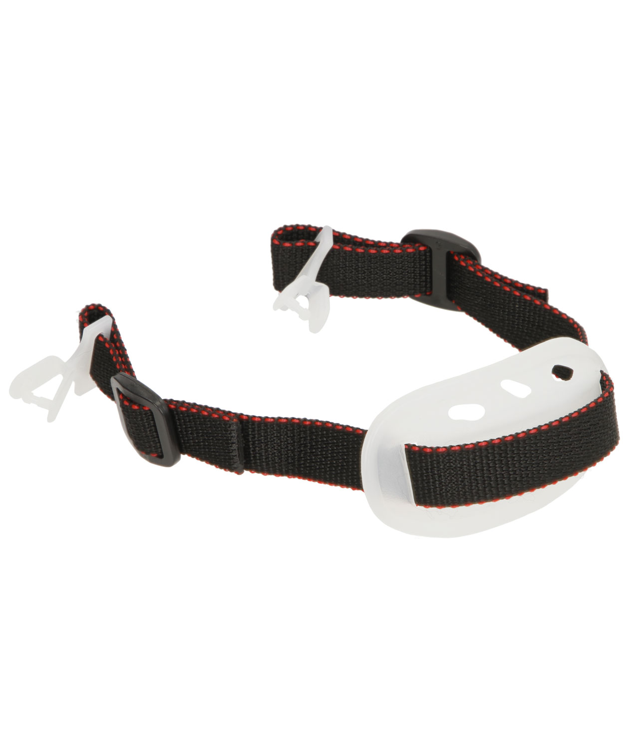 Kramp hagerem til sikkerhedshjelm, Sort/Hvid, Sort/Hvid, large image number 1