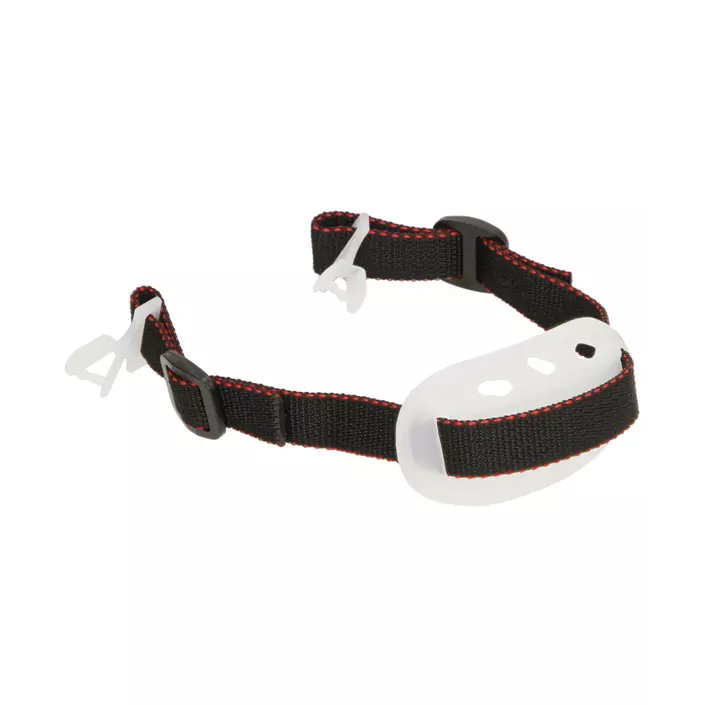 Kramp chin strap for safety helmet, Black/White, Black/White, large image number 1
