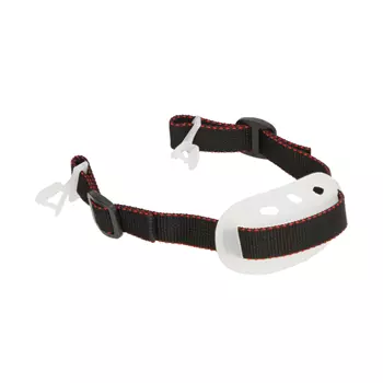 Kramp chin strap for safety helmet, Black/White