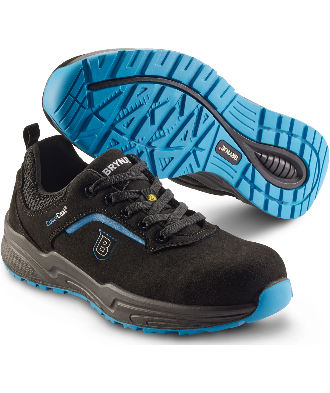 2.sortering Brynje Blue Breeze vernesko S3, Svart