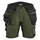 Blåkläder Striker dame håndværkershorts, Skovgrøn/sort, Skovgrøn/sort, swatch