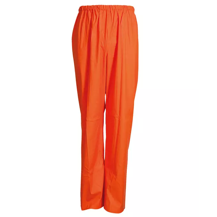 Elka PVC Light rain trousers, Orange, large image number 0