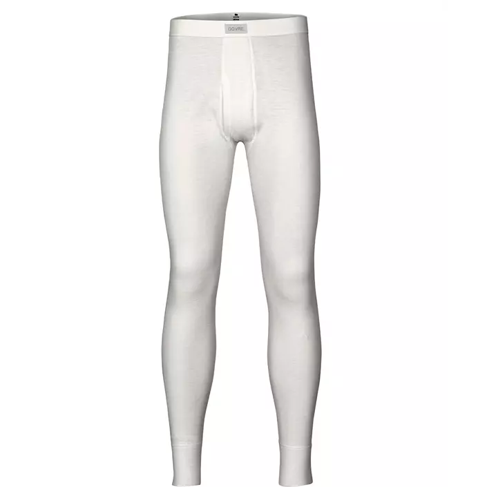 Dovre baselayer trousers with merino wool, White, large image number 0