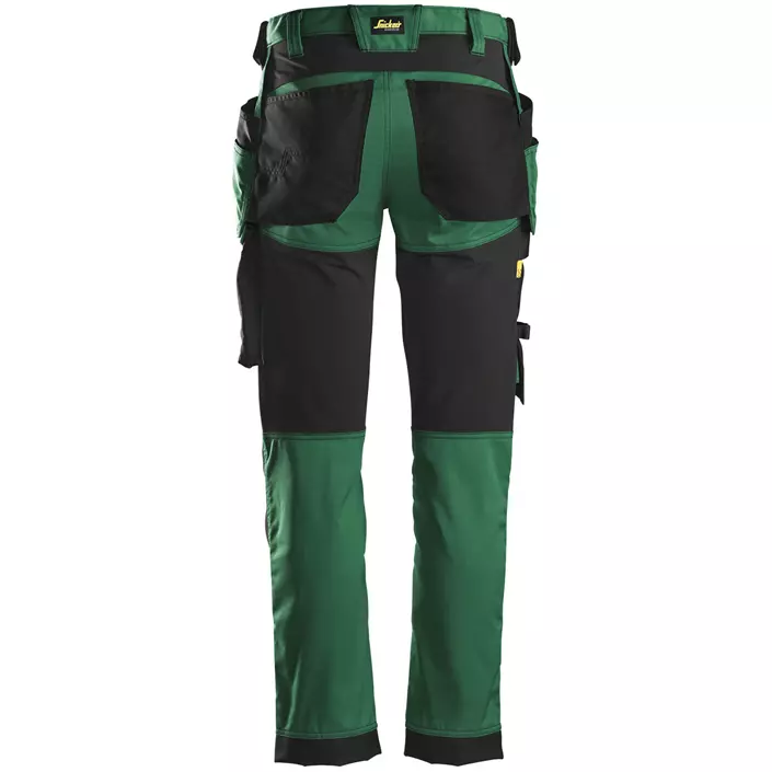 Snickers AllroundWork craftsman trousers 6241, Forest green/black, large image number 1