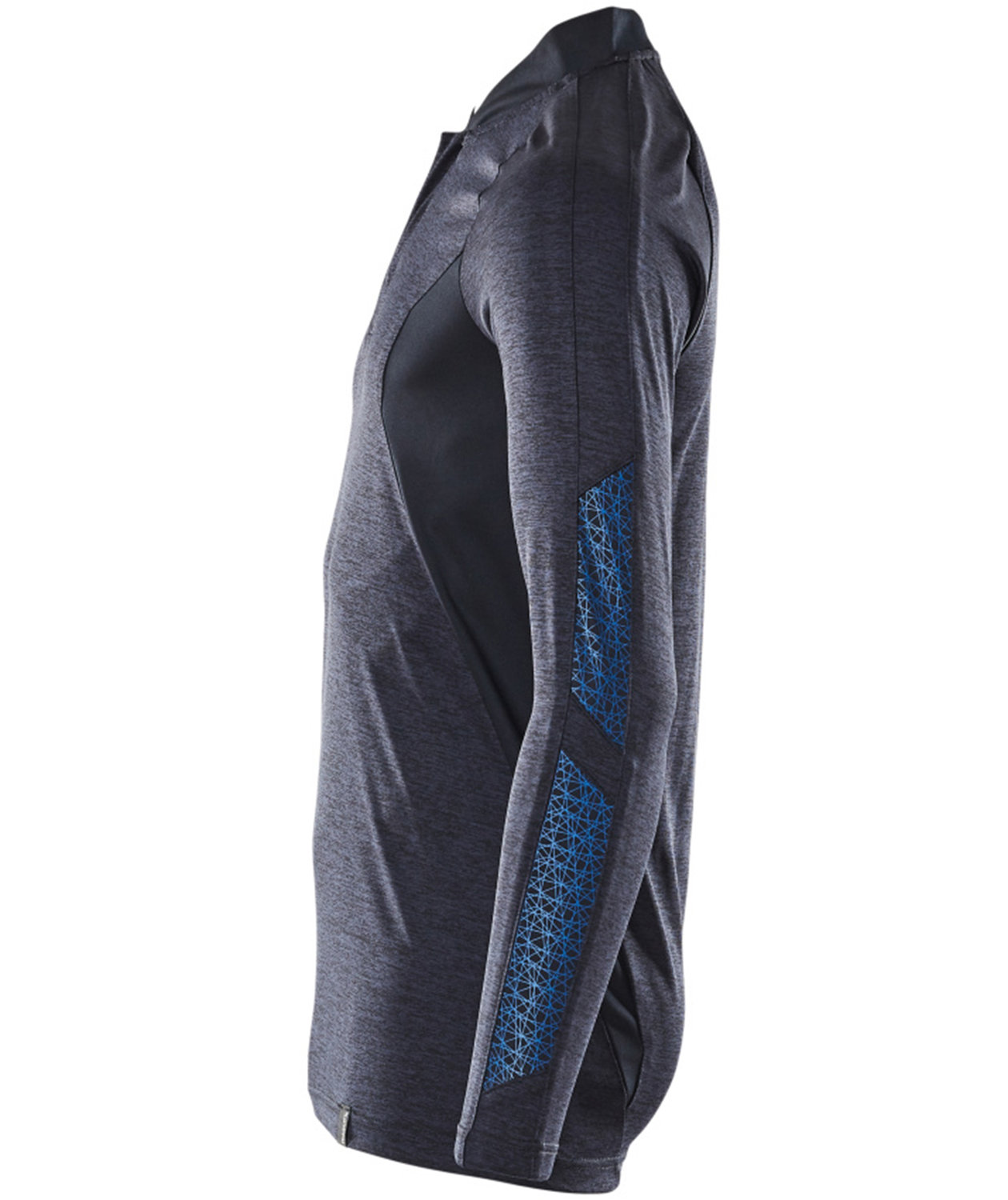 Mascot Accelerate Coolmax long-sleeved polo shirt, Dark Marine Blue, large image number 3