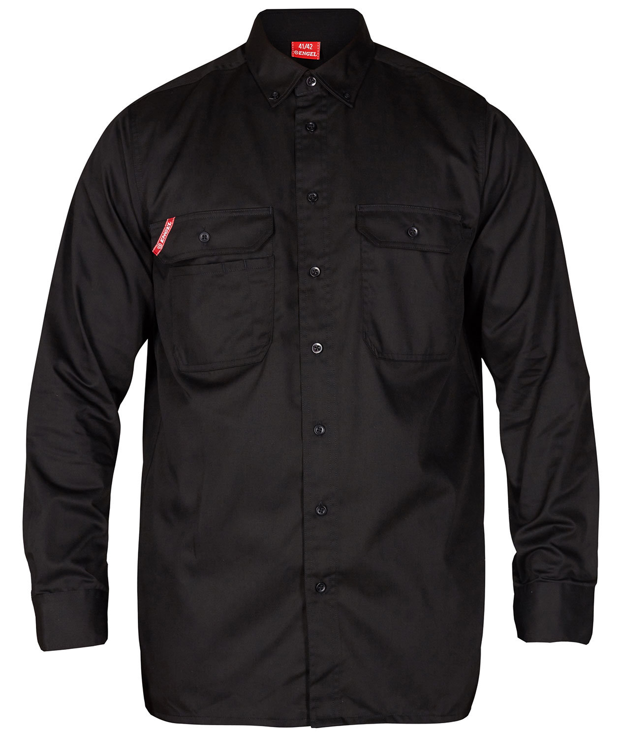 Engel Extend arbetsskjorta, Svart