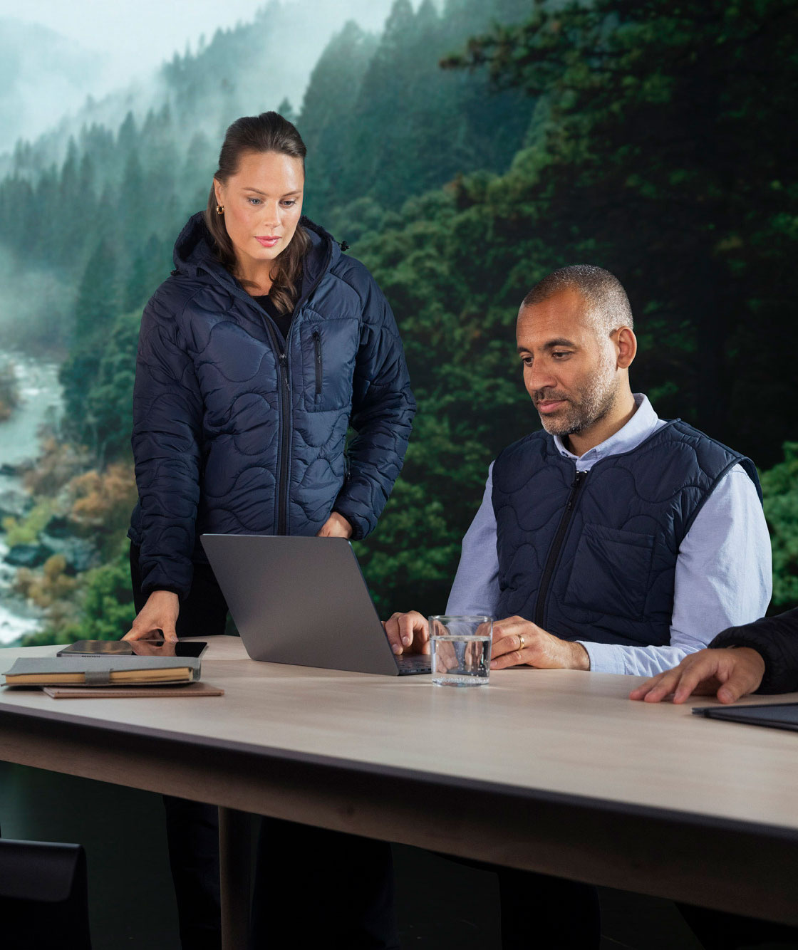 Matterhorn Honnold vatteret damejakke, Navy