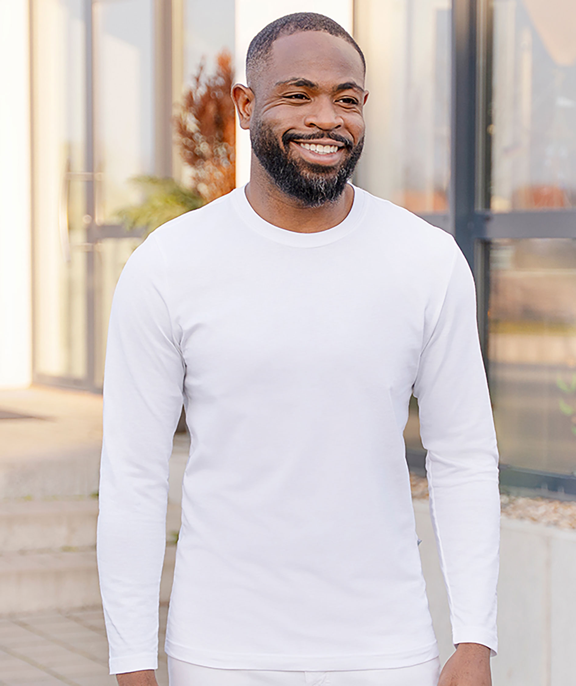 Karlowsky Casual-Flair long-sleeved shirt, White, large image number 5