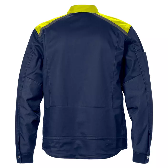 Fristads dame arbejdsjakke, Marine/Hi-Vis gul, large image number 1