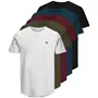 Jack & Jones JACJENS 5-pack T-shirt, Navy Blazer/White/OliveNight/Black/PortRoyale Jack & Jones JACJENS 5-pack T-shirt