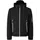 ID winter softshell jacket, Black, Black, swatch