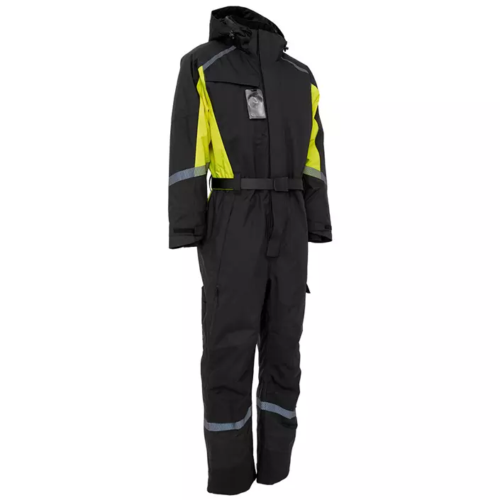 Elka Working Xtreme winter coveralls, Black/Yellow, large image number 0