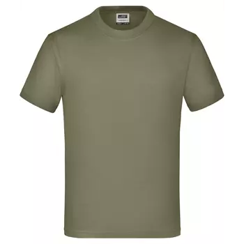 James & Nicholson Junior Basic-T T-Shirt für Kinder, Olivgrün