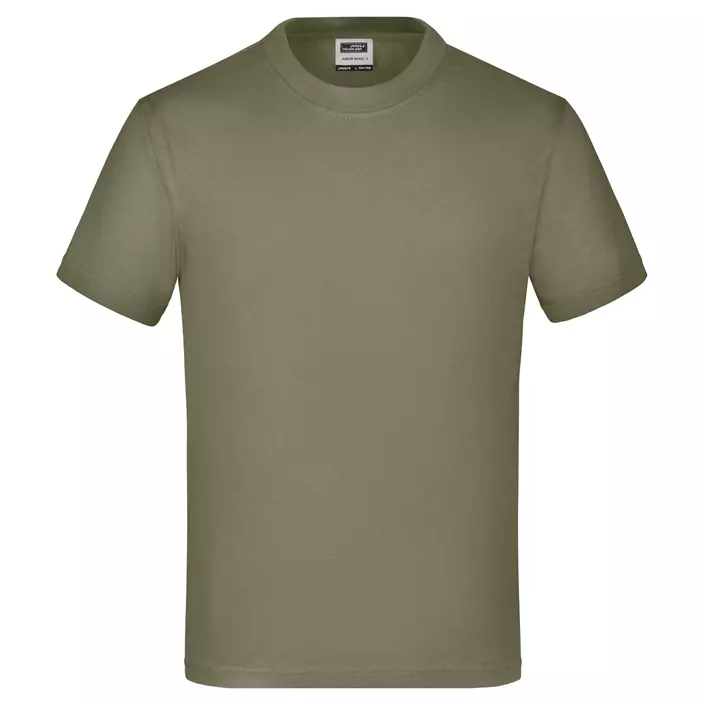James & Nicholson Junior Basic-T T-shirt till barn, Olive, large image number 0