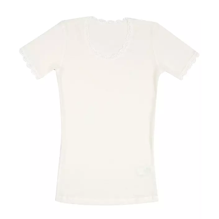 Joha Cecilie Damen T-Shirt mit Merinowolle, Weiß, large image number 0