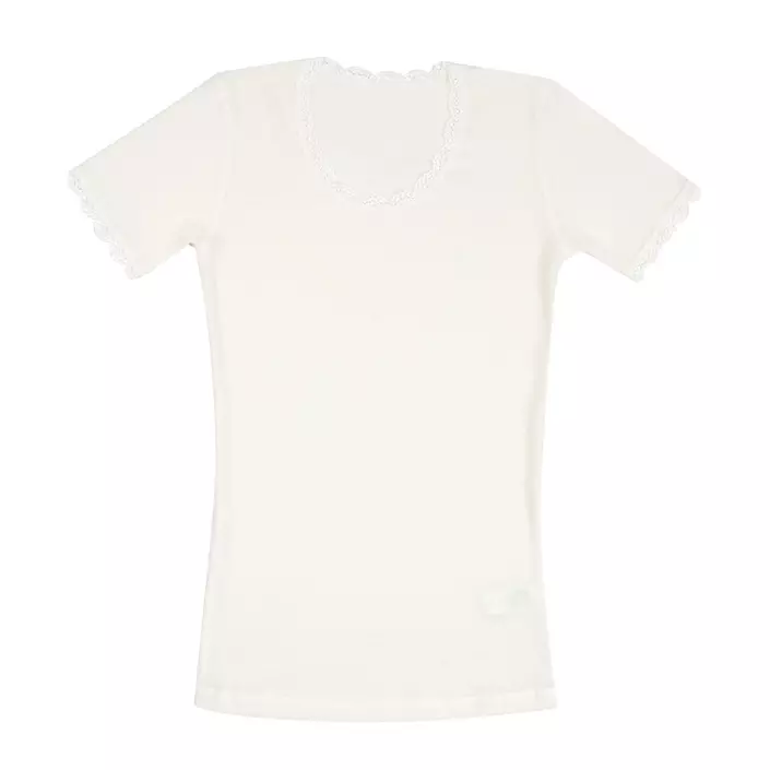 Joha Cecilie dame T-shirt med merinould, Hvid, large image number 0