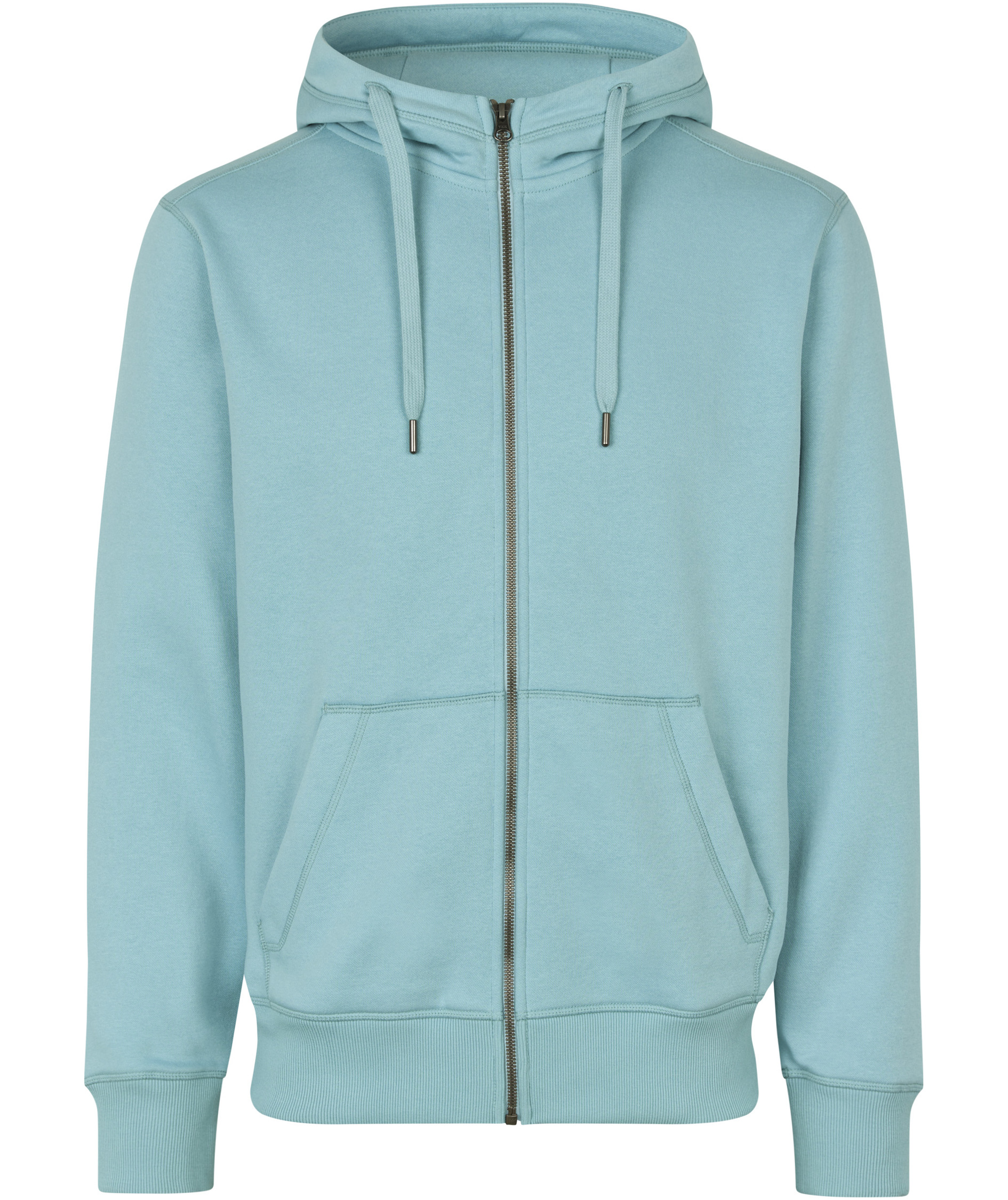 ID Core hoodie with zipper, Dusty Aqua, Dusty Aqua, swatch