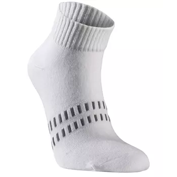 L.Brador 2-pack short socks, Black/White