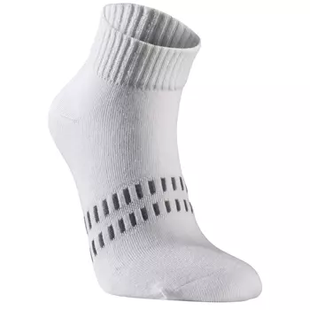 L.Brador 2-pack korte sokker, Svart/Hvit
