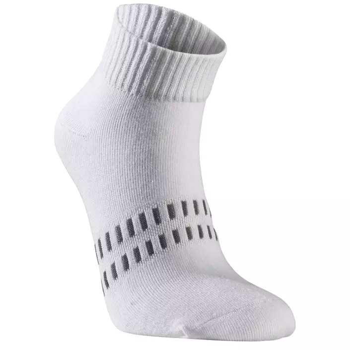 L.Brador 2-pack korte sokker, Svart/Hvit, large image number 1