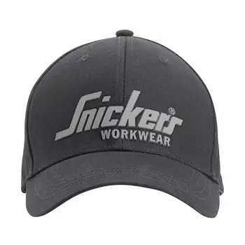 Snickers logo cap, Steel Grey/Black