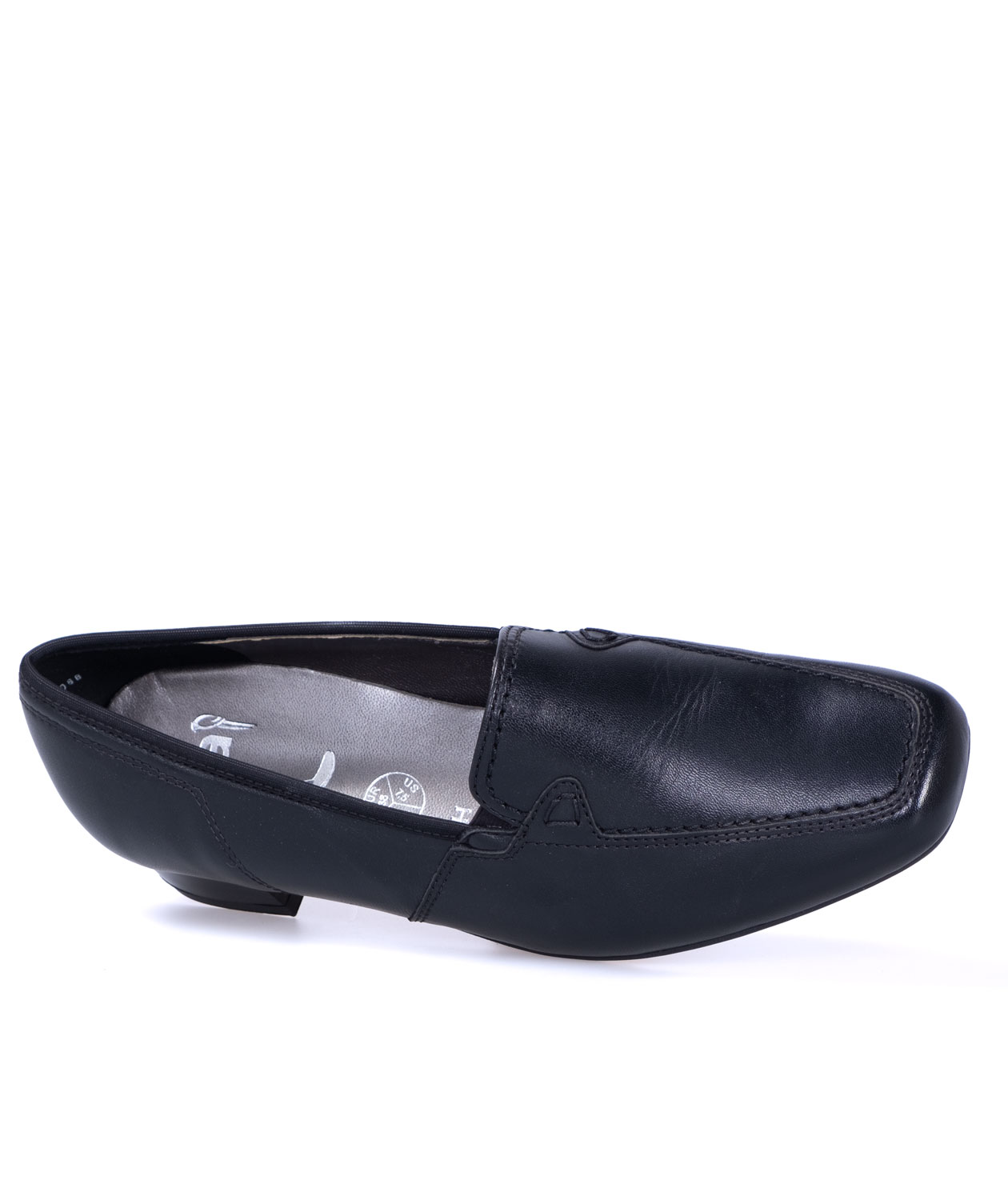 Ara mokkasiner dame, Svart, large image number 2