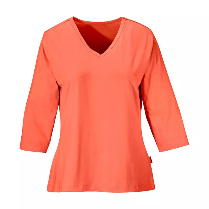 Hejco Wilma women's T-shirt with 3/4 sleeves, Coral, large image number 0