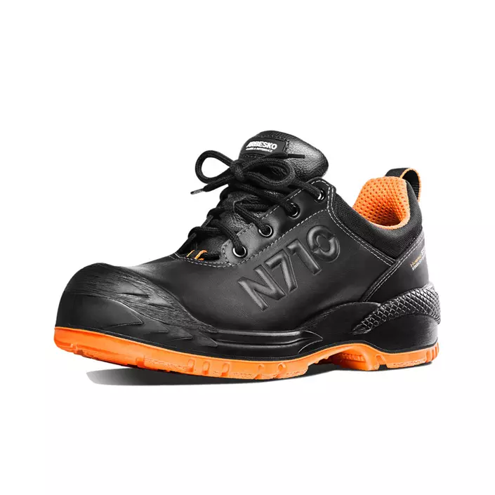 Arbesko 710 safety shoes S3, Black/Orange, large image number 0