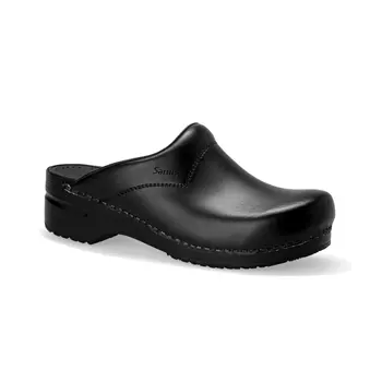 Sanita San Flex clogs without heel cover OB, Black