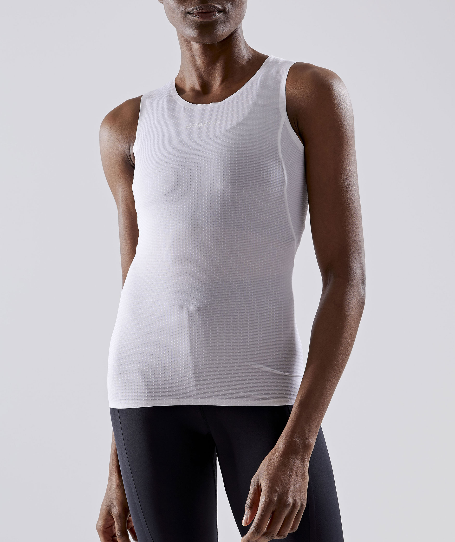 Craft PRO Dry Nanoweight women's tank top, White, large image number 3