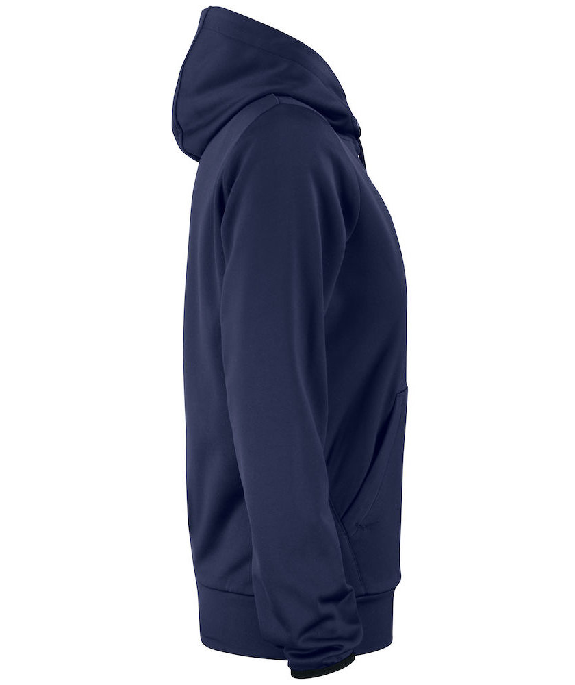 Clique Oakdale hoodie, Dark Marine Blue, large image number 3