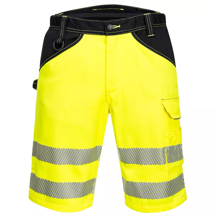 Portwest PW3 work shorts, Hi-vis Yellow/Black, large image number 0