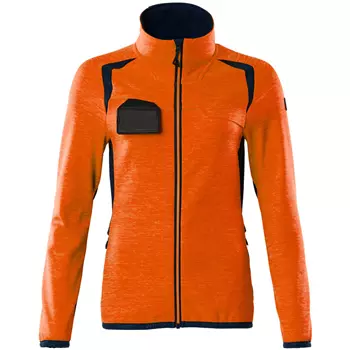 Mascot Accelerate Safe women's fleece sweater, Hi-Vis Orange/Dark Marine