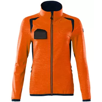 Mascot Accelerate Safe Damen Fleecepullover, Hi-Vis Orange/Dunkel Marine