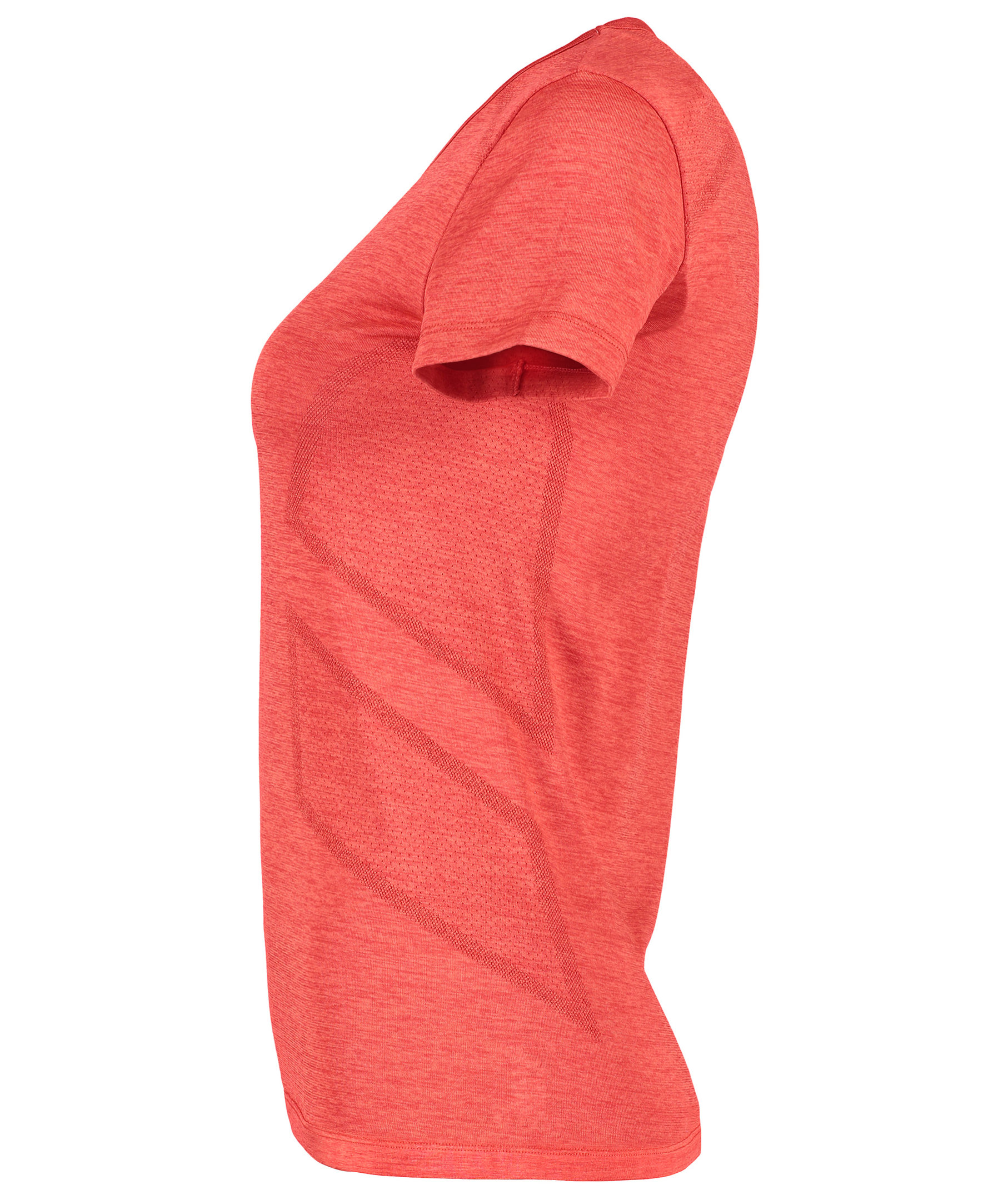 GEYSER Seamless women's T-shirt, Red Melange, large image number 3