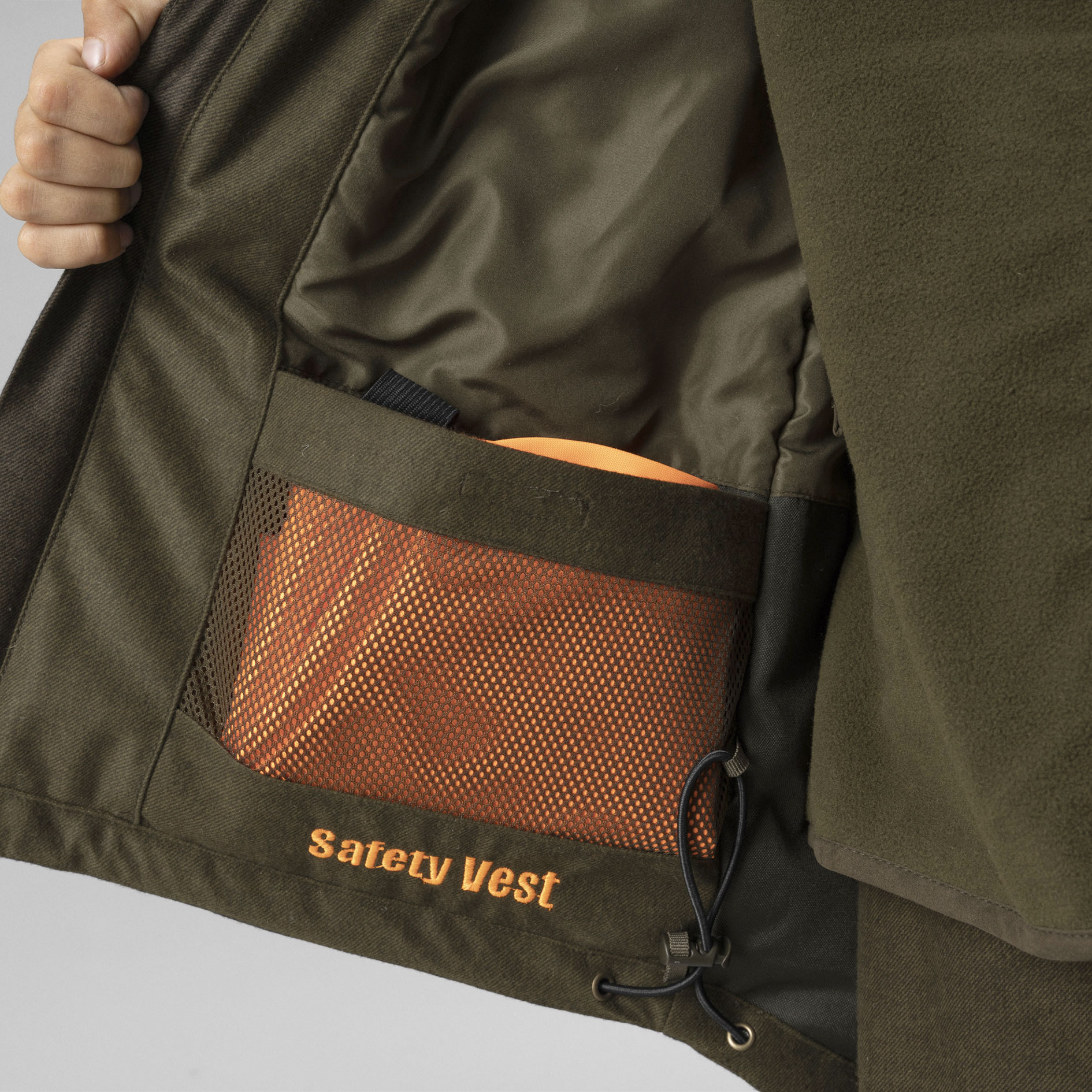 Seeland Avail jacket for kids, Pine Green Melange, large image number 7