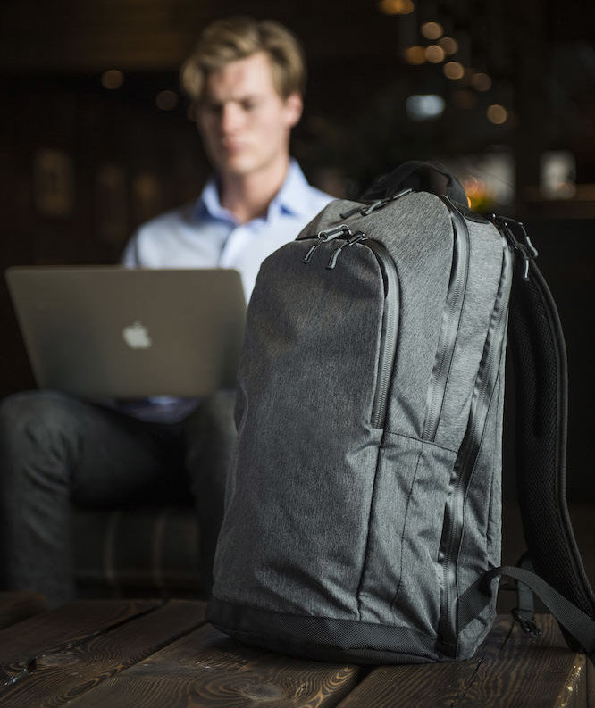 Clique City backpack 25L, Antracit Grey, Antracit Grey, large image number 8