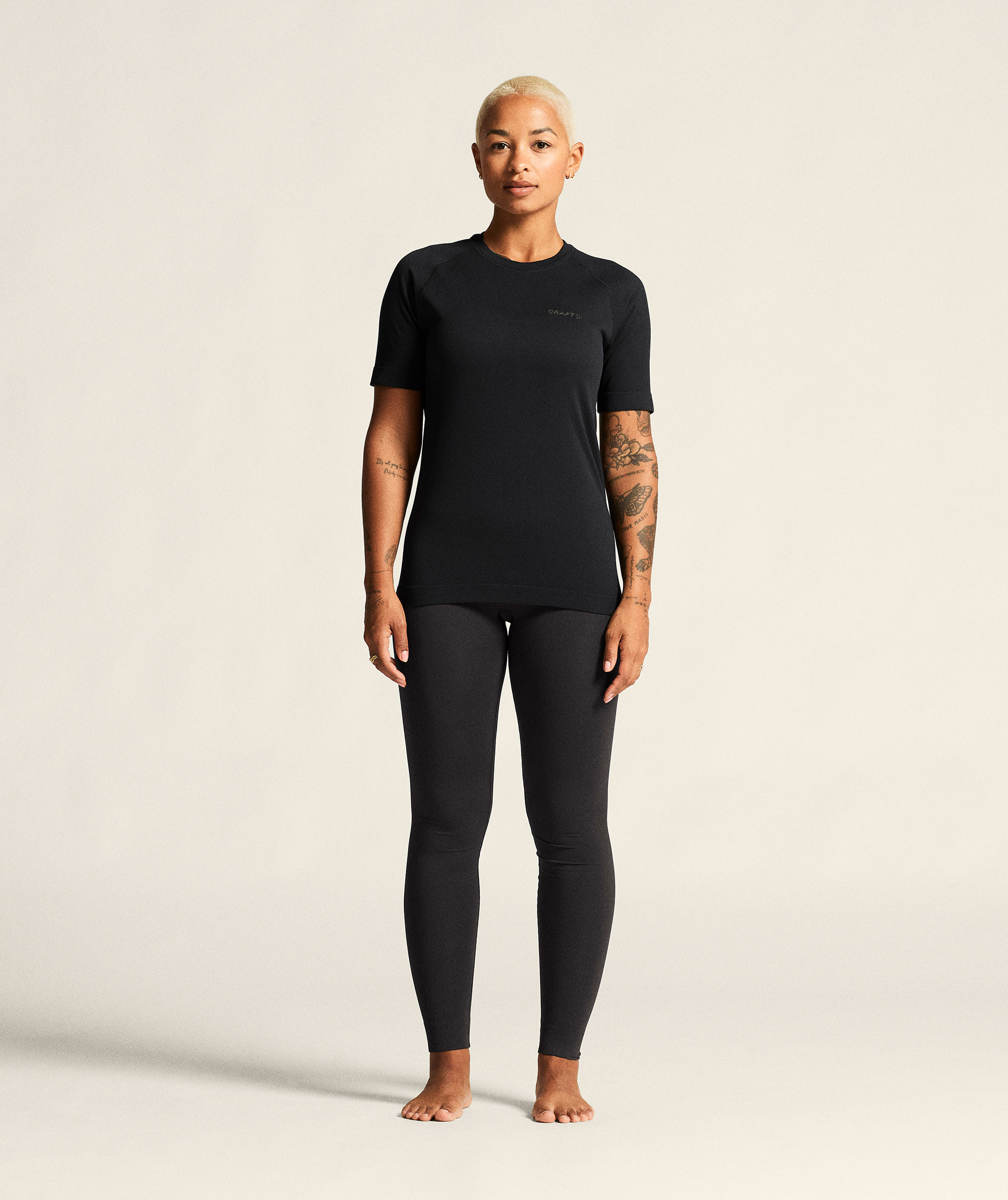 Craft Active Comfort 2 women's short-sleeved baselayer sweater, Black, large image number 5