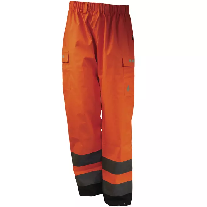 Lyngsøe rain trousers FOX6052, Hi-vis Orange, large image number 0