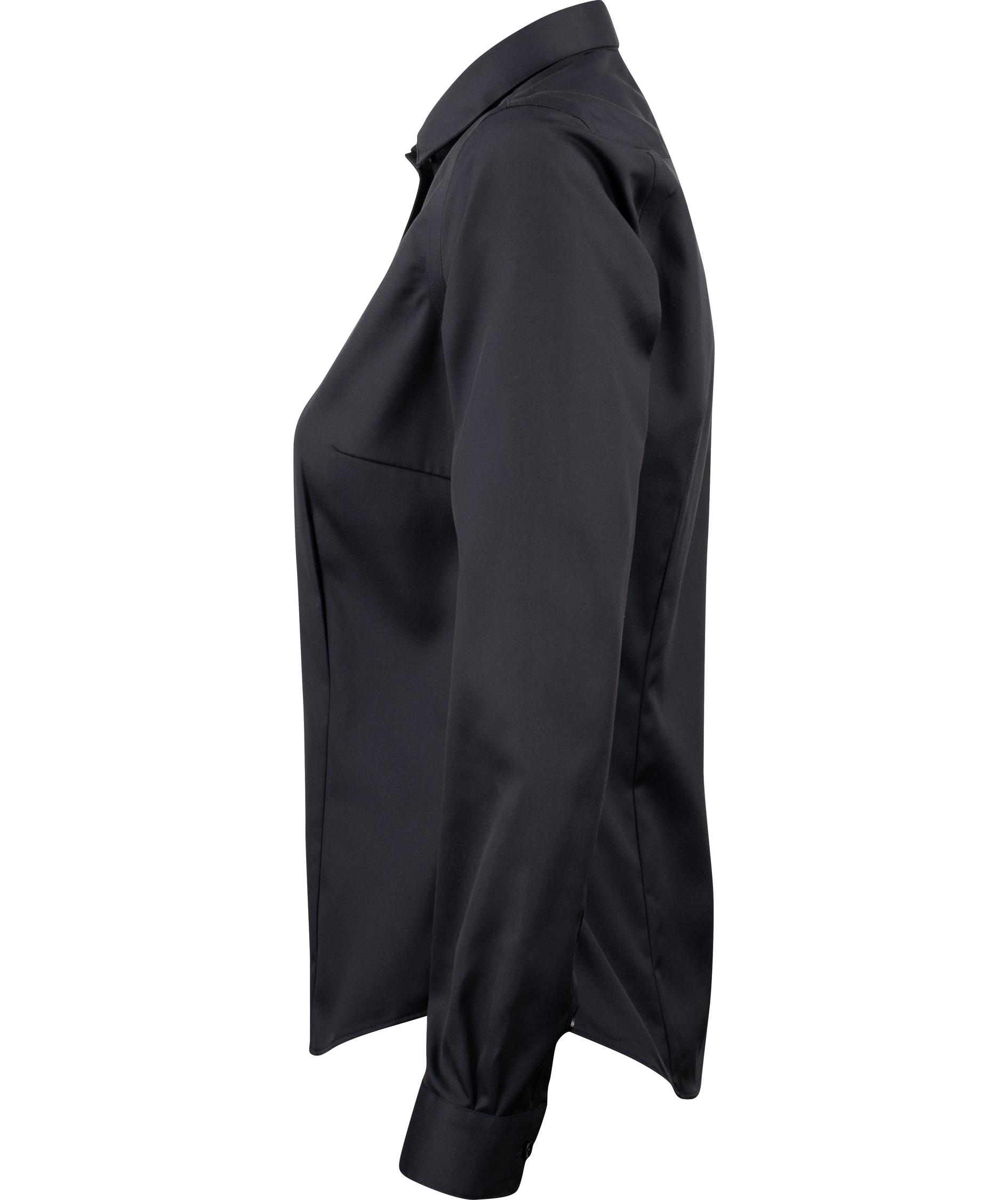 J. Harvest & Frost Twill Green Bow O1 lady fit skjorta, Svart, large image number 2