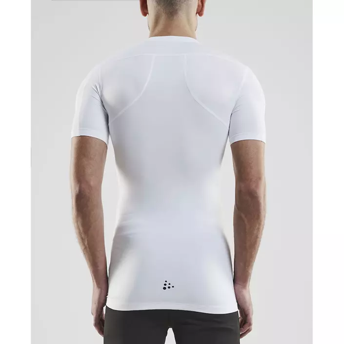 Craft Pro Control kompresjons T-skjorte, White, large image number 2