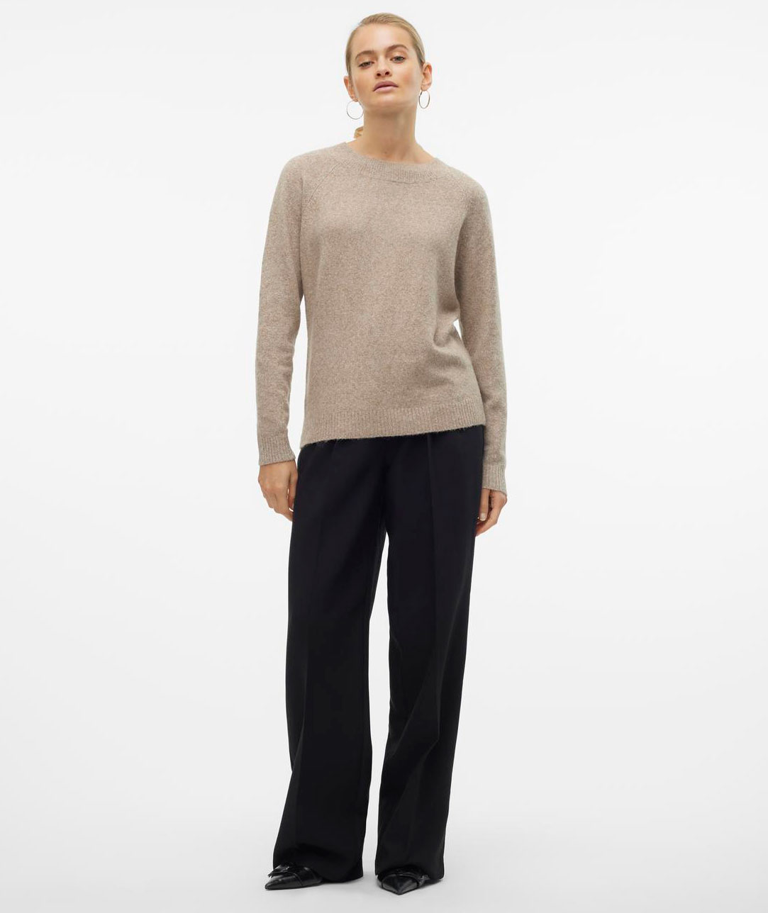 Vero Moda VMDOFFY women's knitted pullover, Sepia Tint, large image number 5