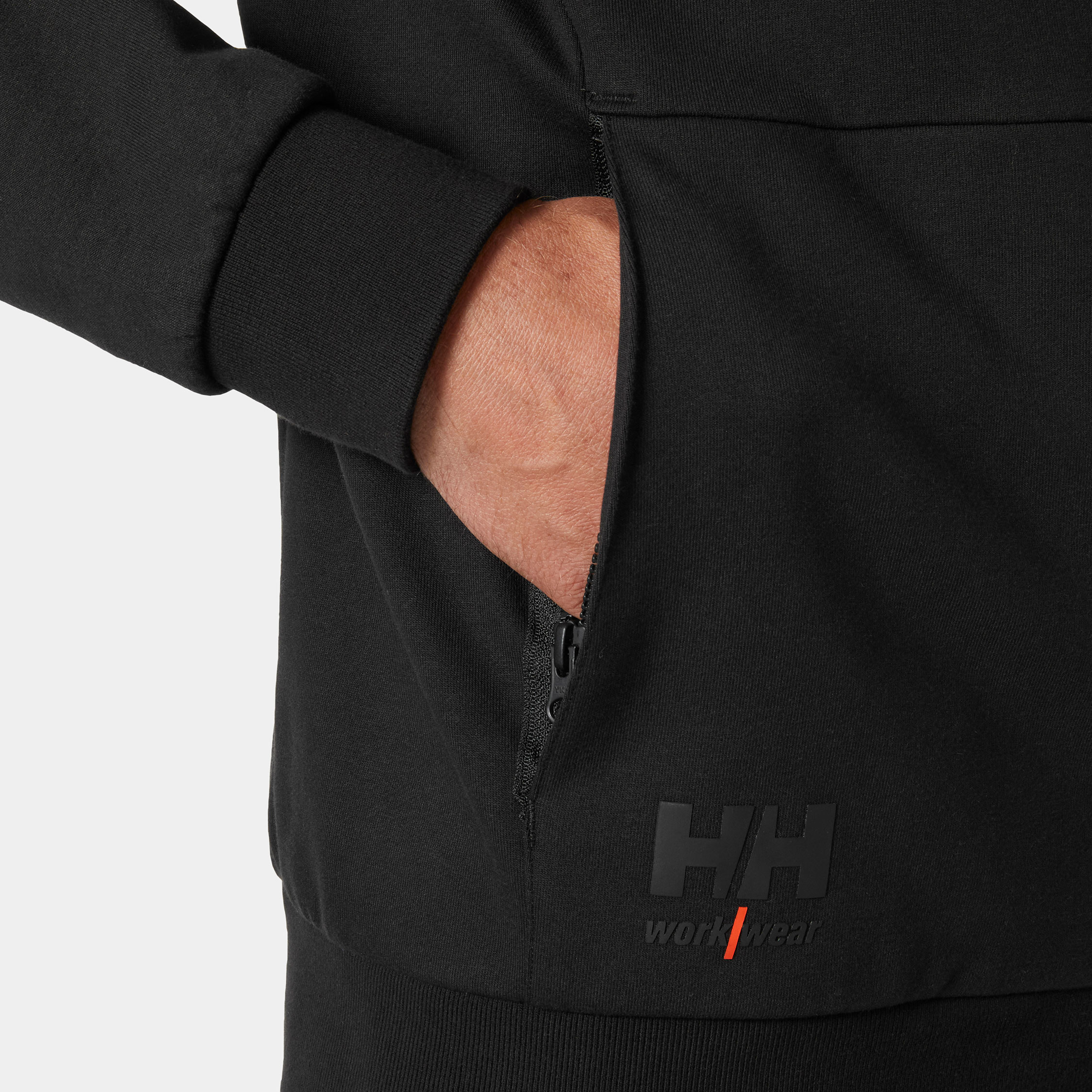 Helly Hansen Evo hoodie with zipper, Black, large image number 5