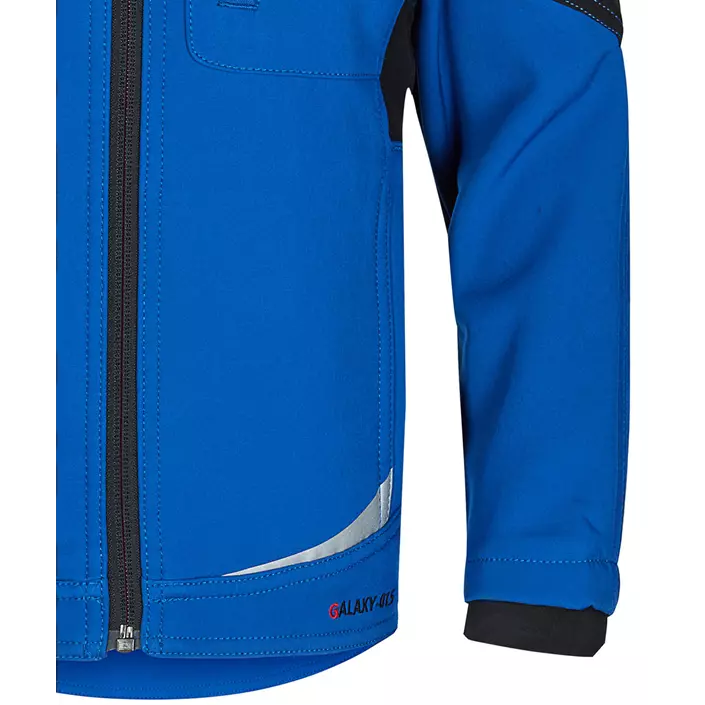 Engel Galaxy softshell jacket for kids, Surfer Blue/Black, large image number 2