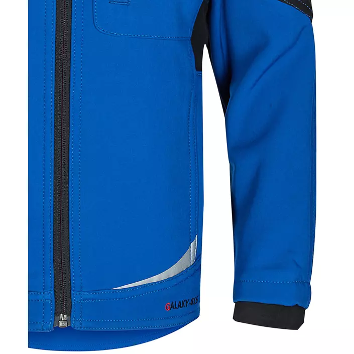 Engel Galaxy softshell jacket for kids, Surfer Blue/Black, large image number 2