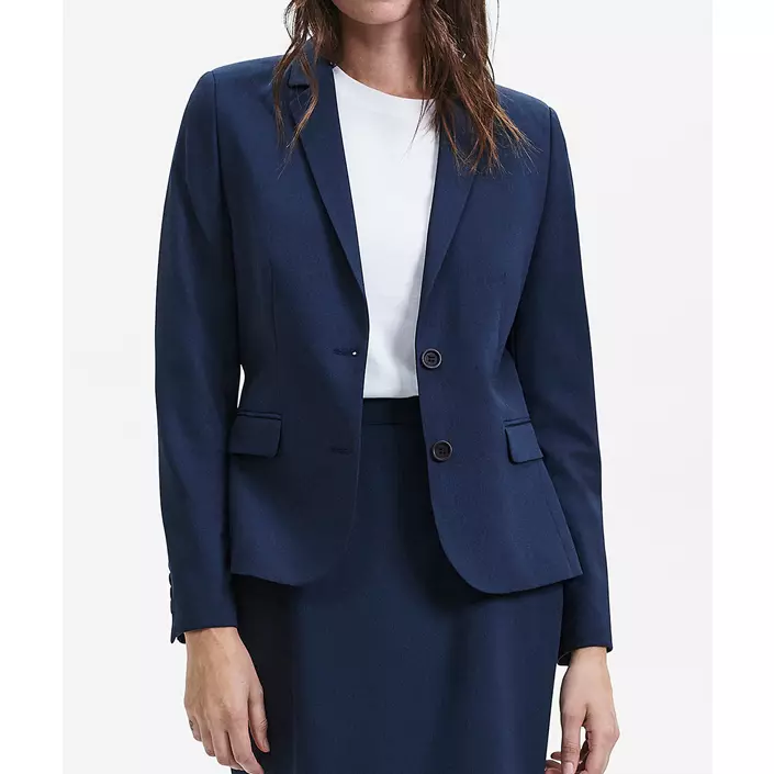 Sunwill Traveller Bistretch Modern fit women's blazer, Blue, large image number 1
