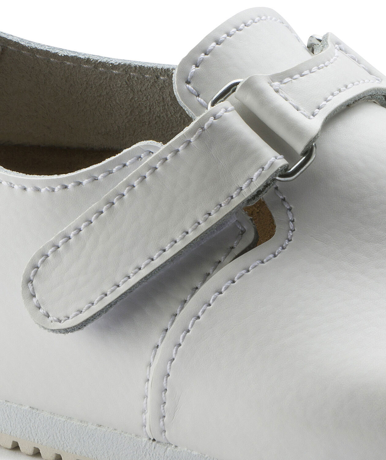 Birkenstock Linz Super Grip Narrow Fit dame arbeidssko, Hvit, large image number 6