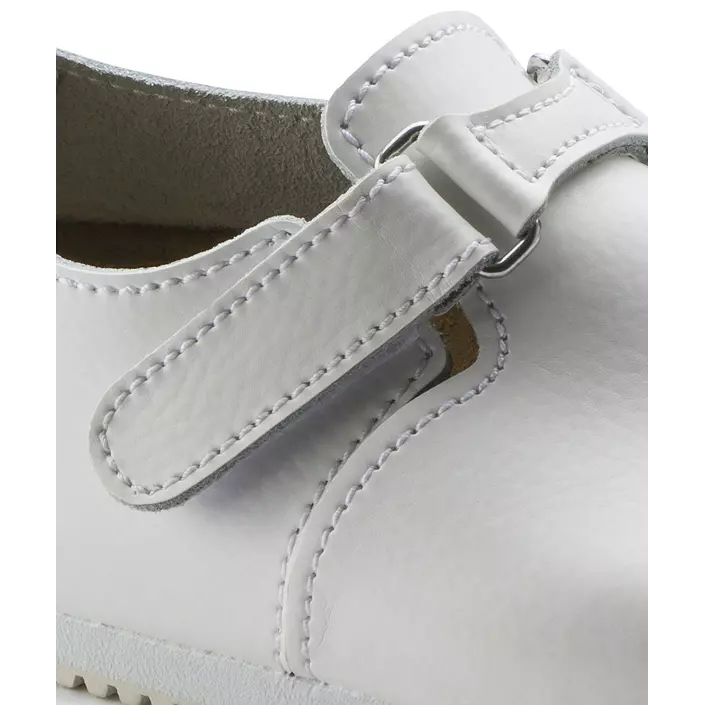 Birkenstock Linz Super Grip Narrow Fit women's work shoes, White, large image number 6
